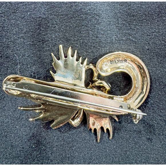 Vintage Mid-Century Napier Candy Cane Christmas Brooch ** Replaced Pin** CP31 - Picture 5 of 5